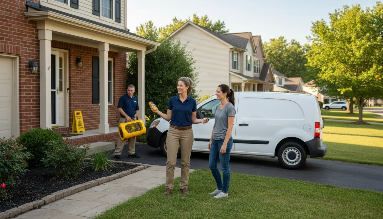 Water restoration image for Dehumidification And Cleanup Services in Midland, GA